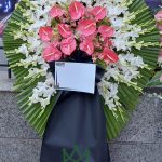 تاج گل ترحیم یک طبقه کد 112
