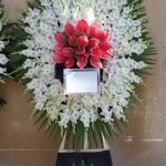 تاج گل ترحیم یک طبقه کد 115